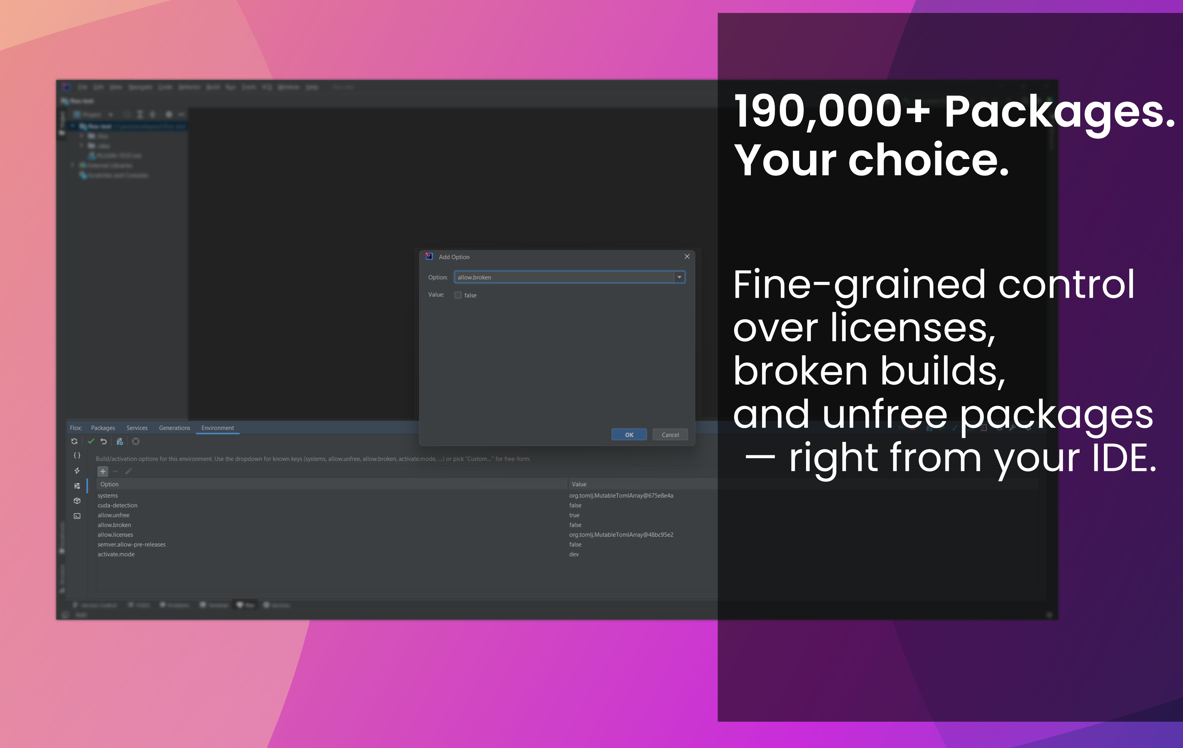 Flox in your Jetbrains IDE gallery image