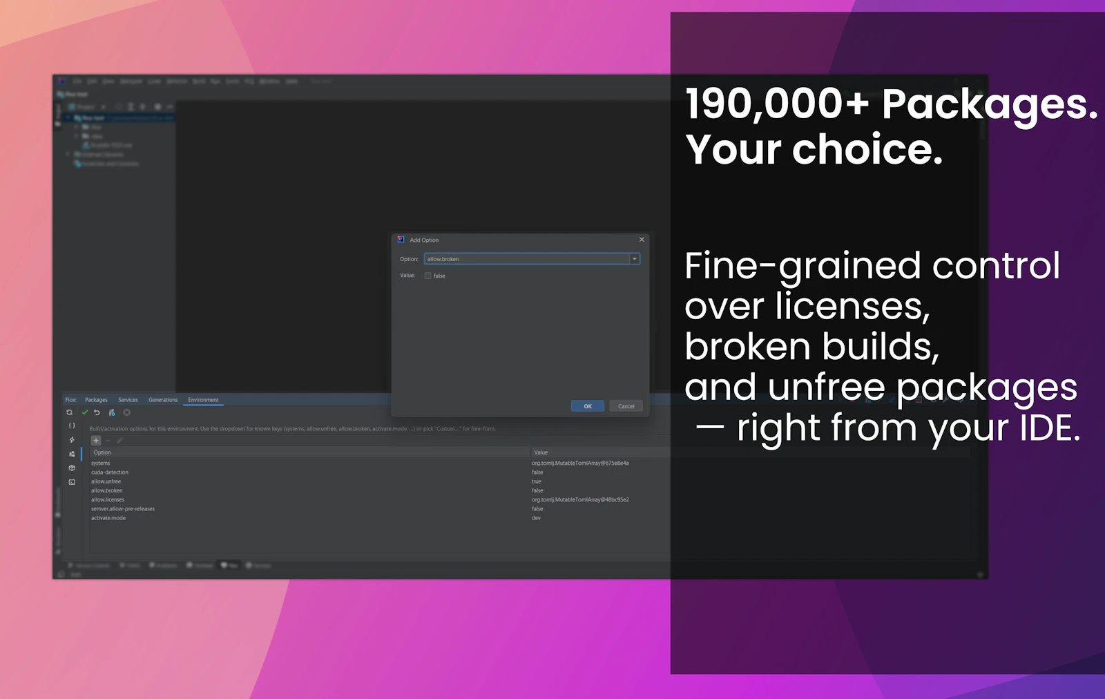 Flox in your Jetbrains IDE screenshot 8