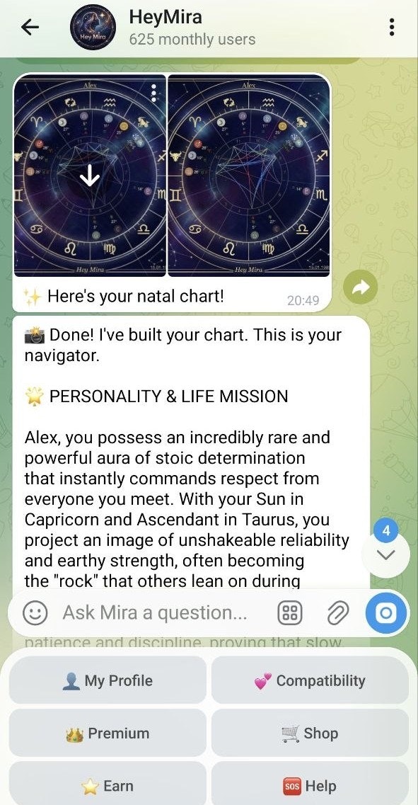 HeyMira — AI Astrologer gallery image