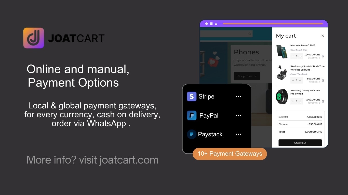 JoatCart - Screenshot 3 showing product features and functionality