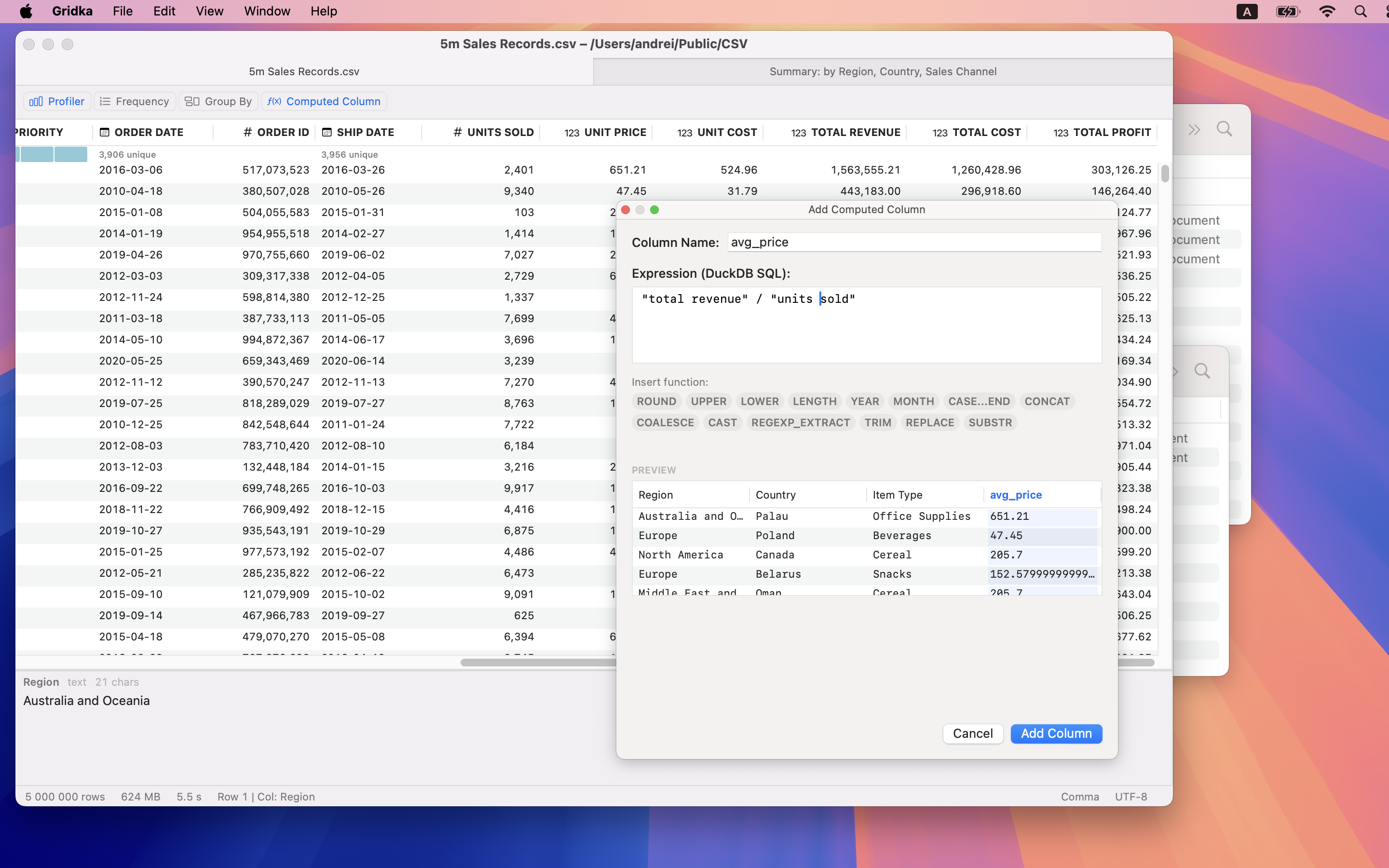 Gridka — Blazing fast CSV viewing gallery image