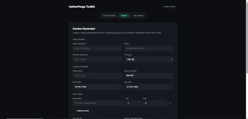 AetherForge Toolkit screenshot 3