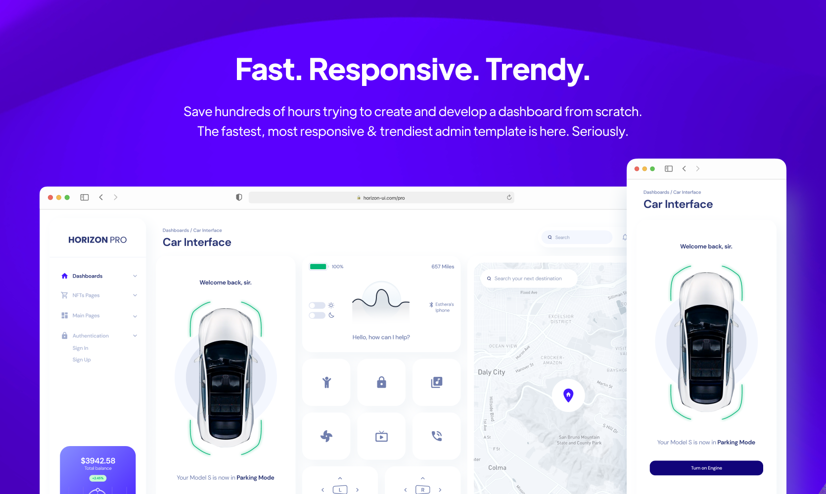 Horizon UI TypeScript Pro media 3