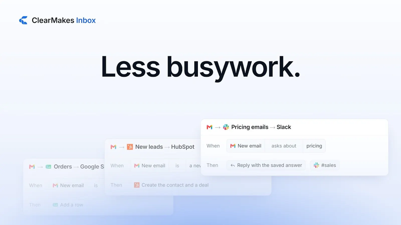 ClearMakes Inbox screenshot 1 (video preview)