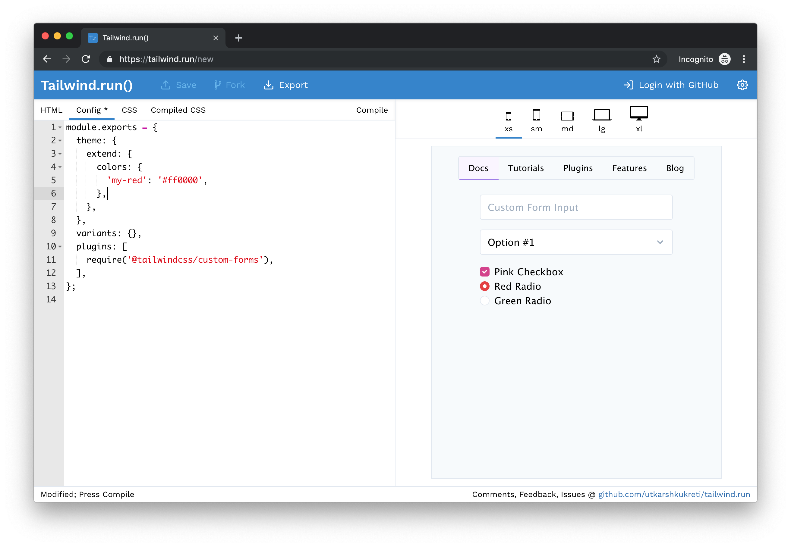 Tailwind.run gallery image