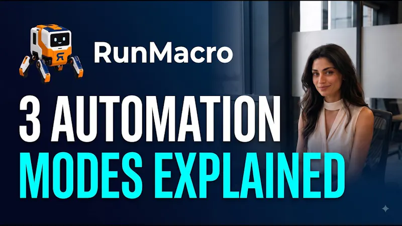 RunMacro screenshot 1 (video preview)