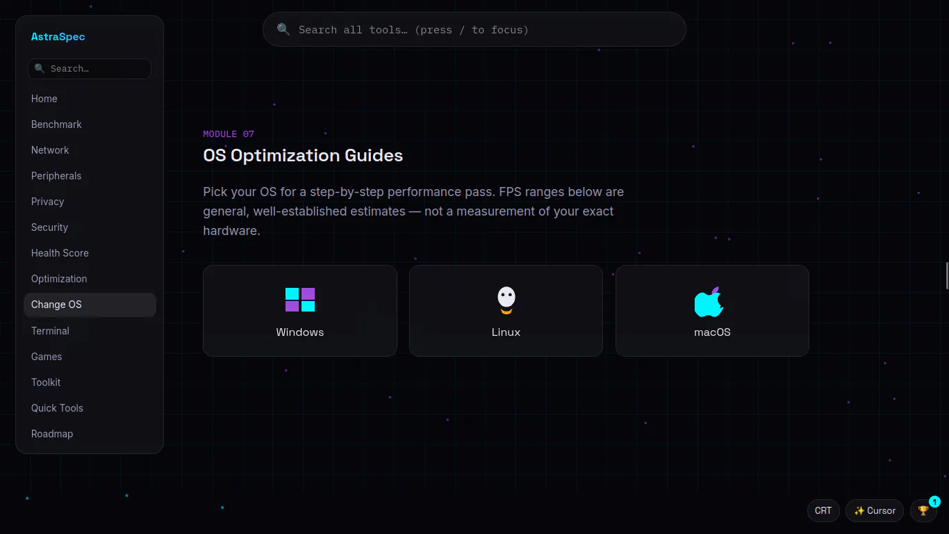 AstraSpec gallery image