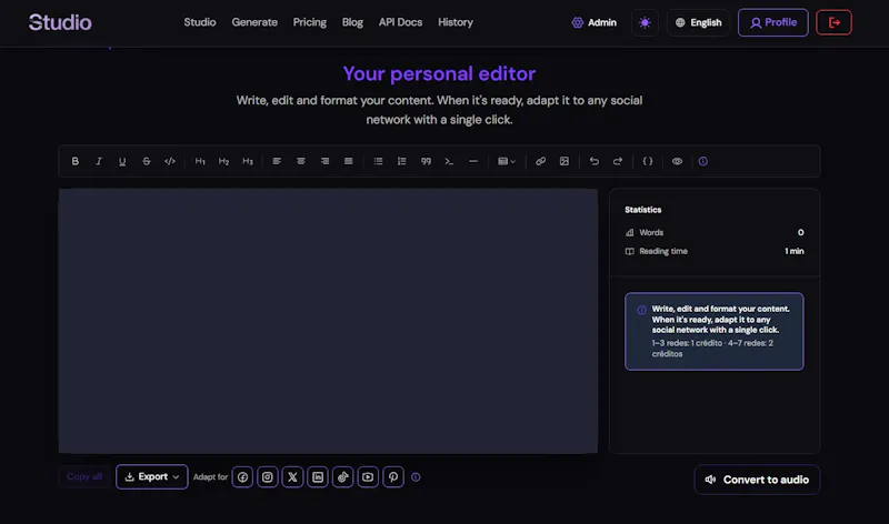 Studio by ApisDom screenshot 2