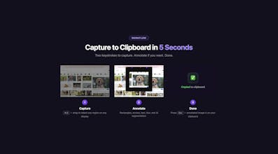 Snip - AI-powered macOS Screenshot Tool gallery image