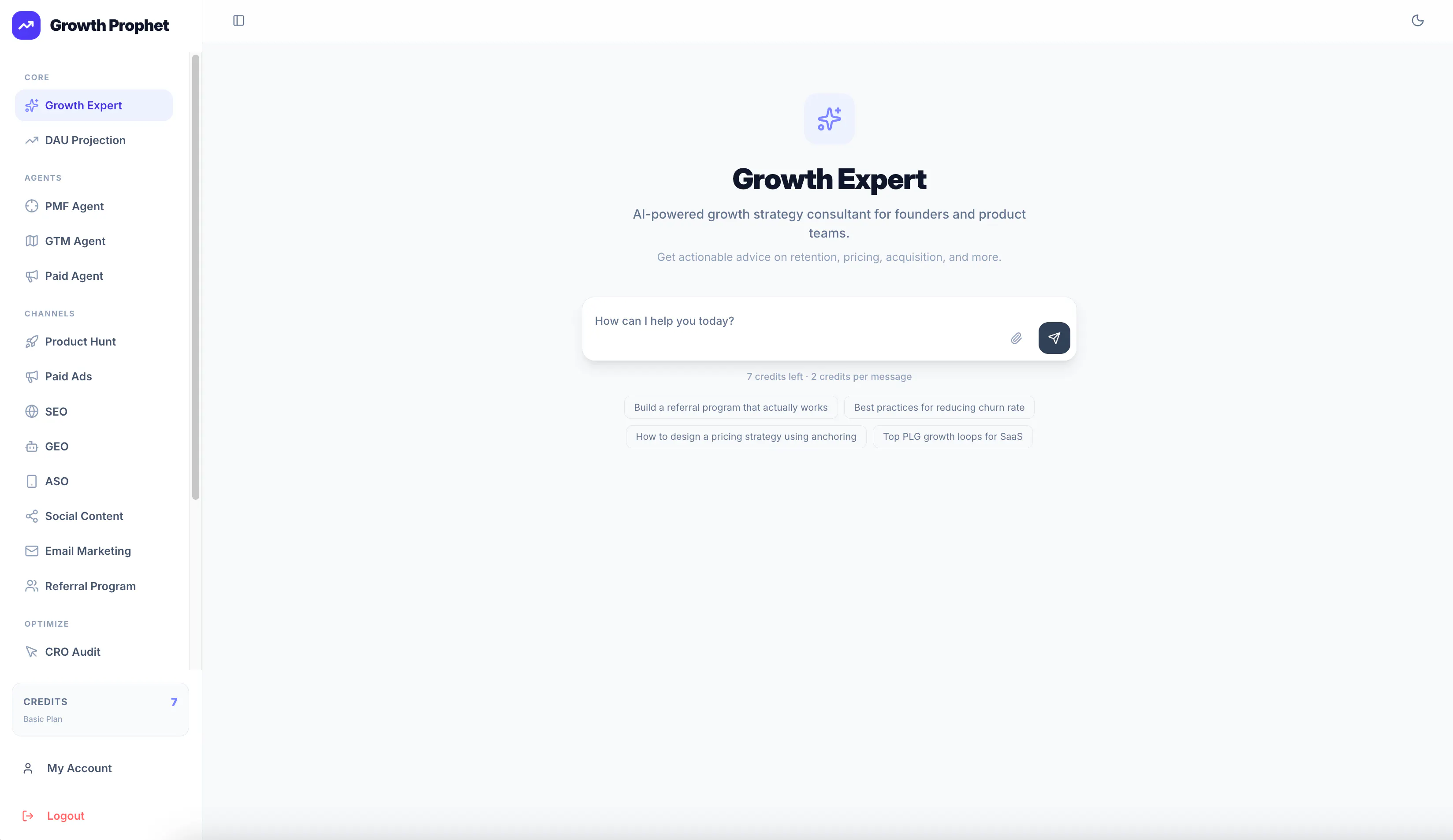 Growth Prophet — AI-driven growth gallery image