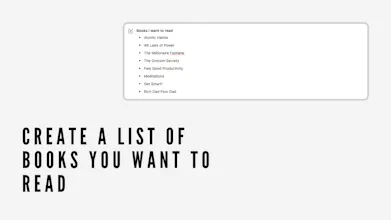 Notion Bookshelf template gallery image