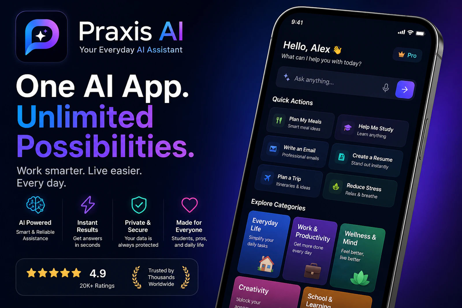 Praxis AI 1.0 screenshot 2