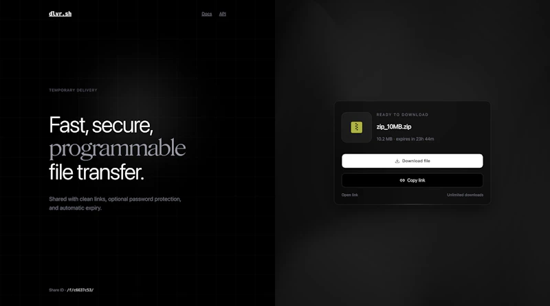 dlvr.sh screenshot 2