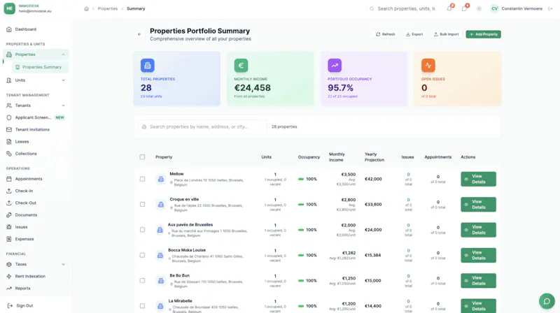 ImmoDesk - Property Management screenshot 2
