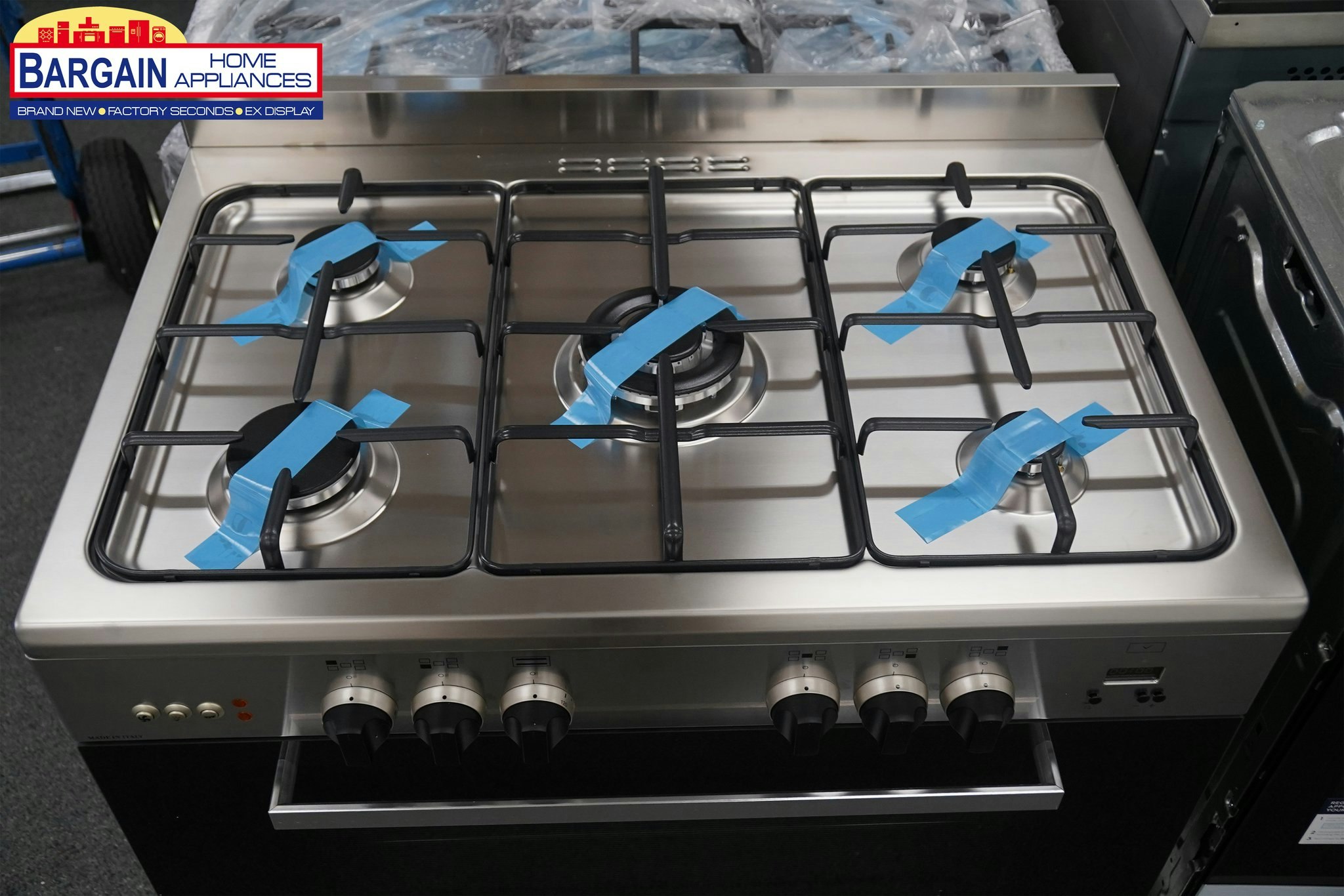 Get a Glem dual fuel freestanding oven gallery image