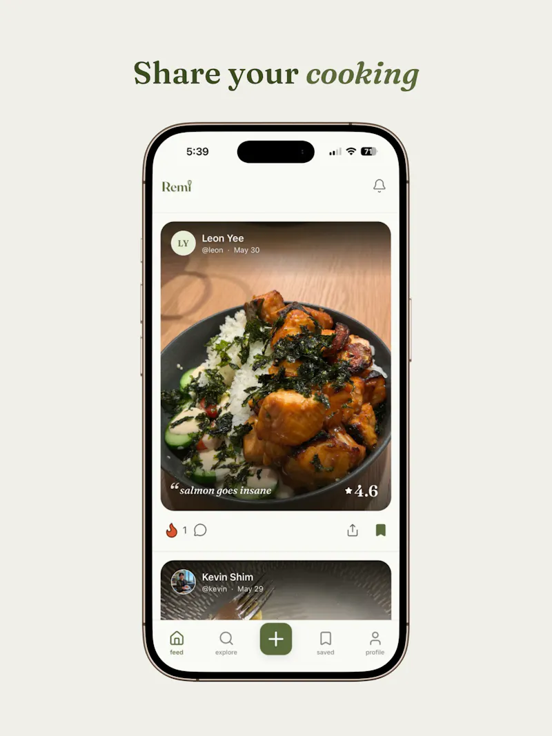 Remi - Share your cooking screenshot 2