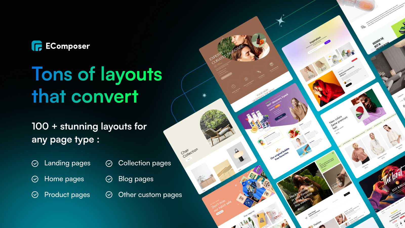 EComposer Shopify Page Builder gallery image