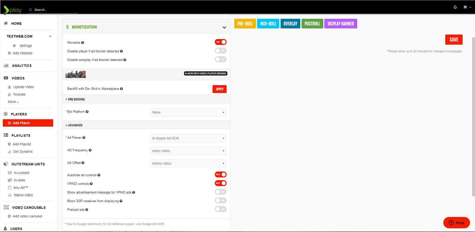 Brid.TV gallery image