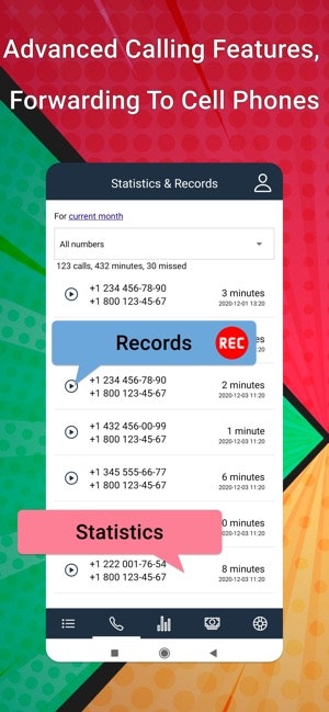 Toll-free 1-800 virtual number gallery image