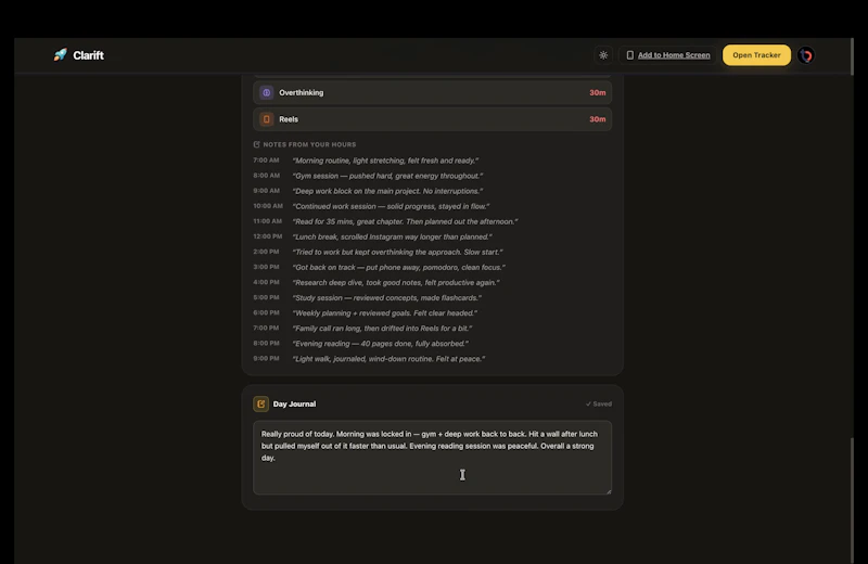 Clarift screenshot 9