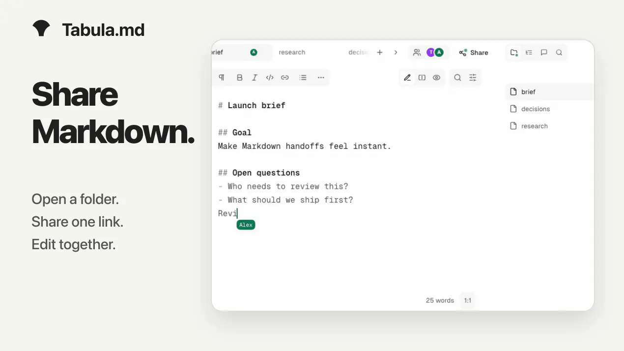 Tabula product