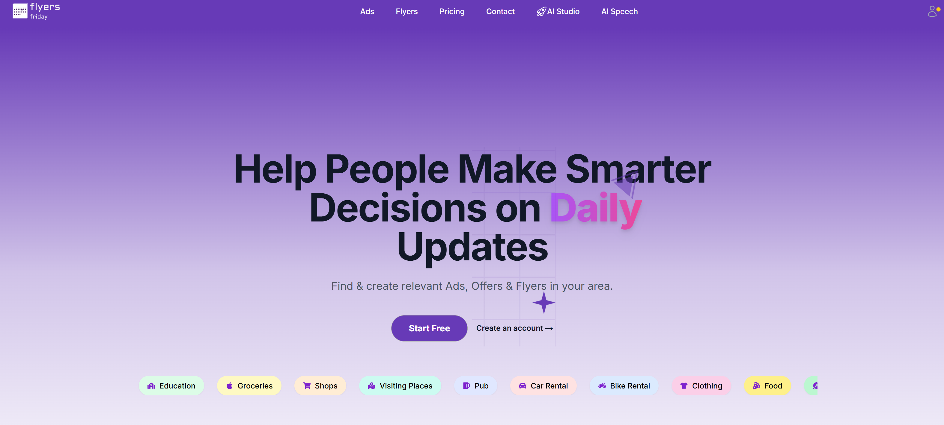 Flyers Friday - Main product screenshot demonstrating key features and user interface
