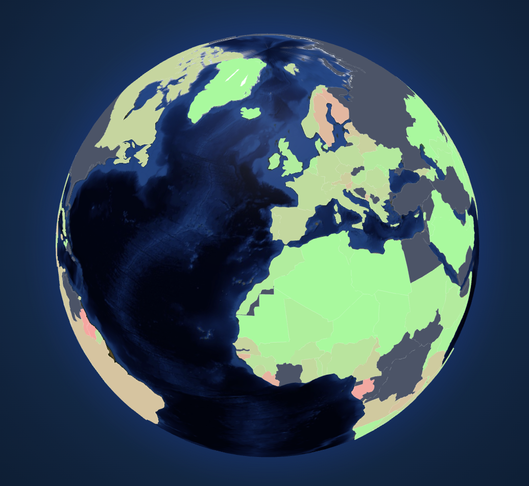 Média Monde des cartes - Un puzzle du globe quotidien: je suppose que la planète de données affiche gratuitement 6