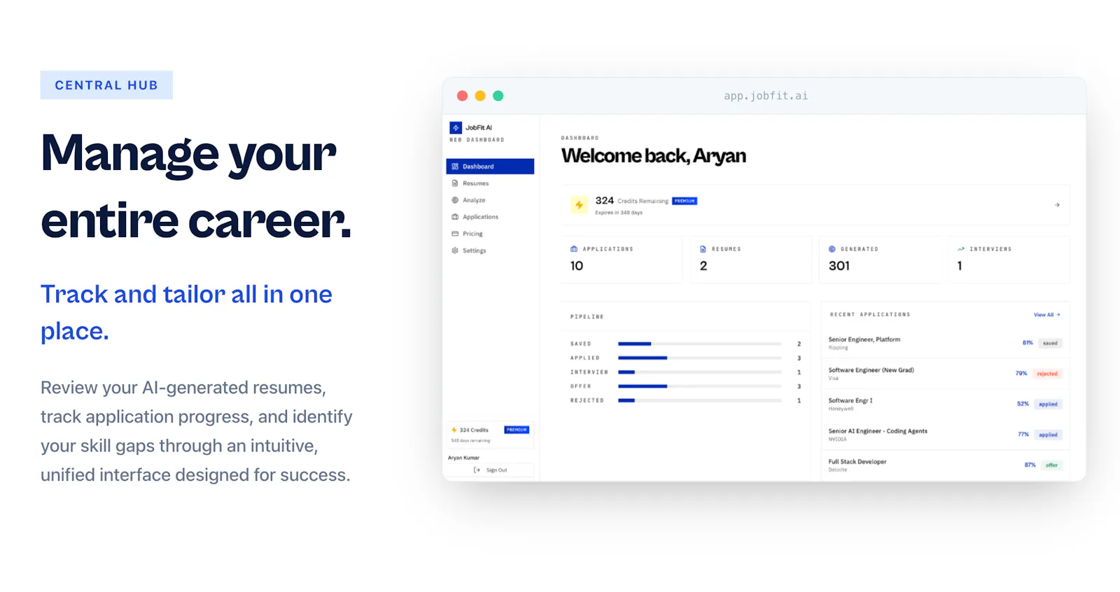 JobFit AI - Resume Tailoring & Scoring screenshot 8