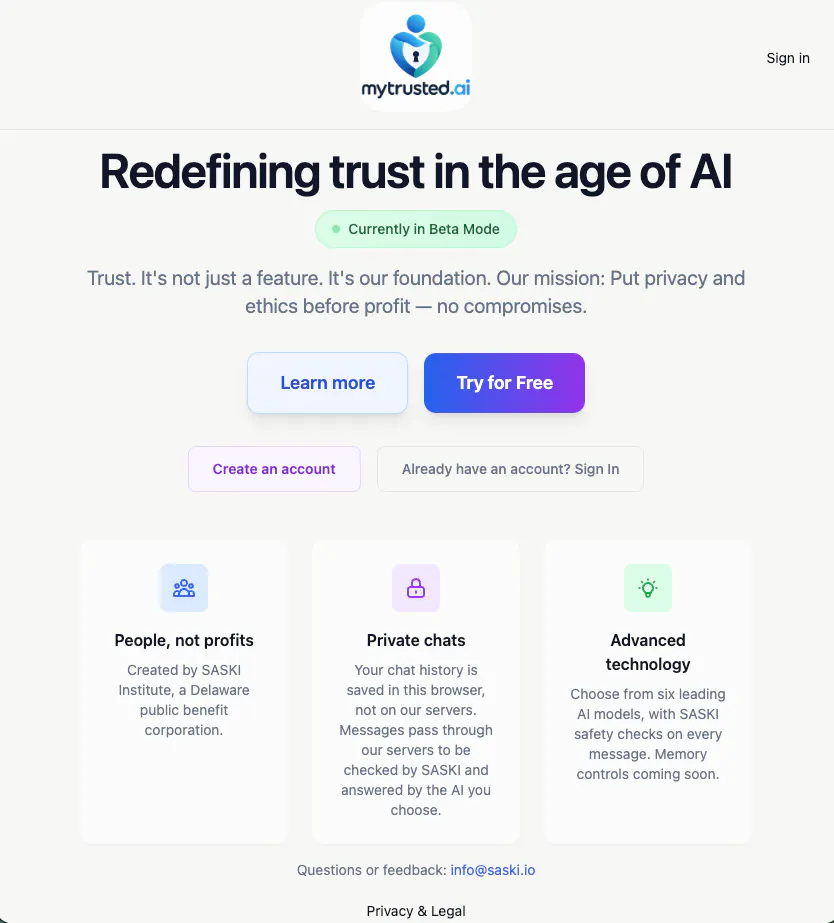 MyTrusted.ai gallery image