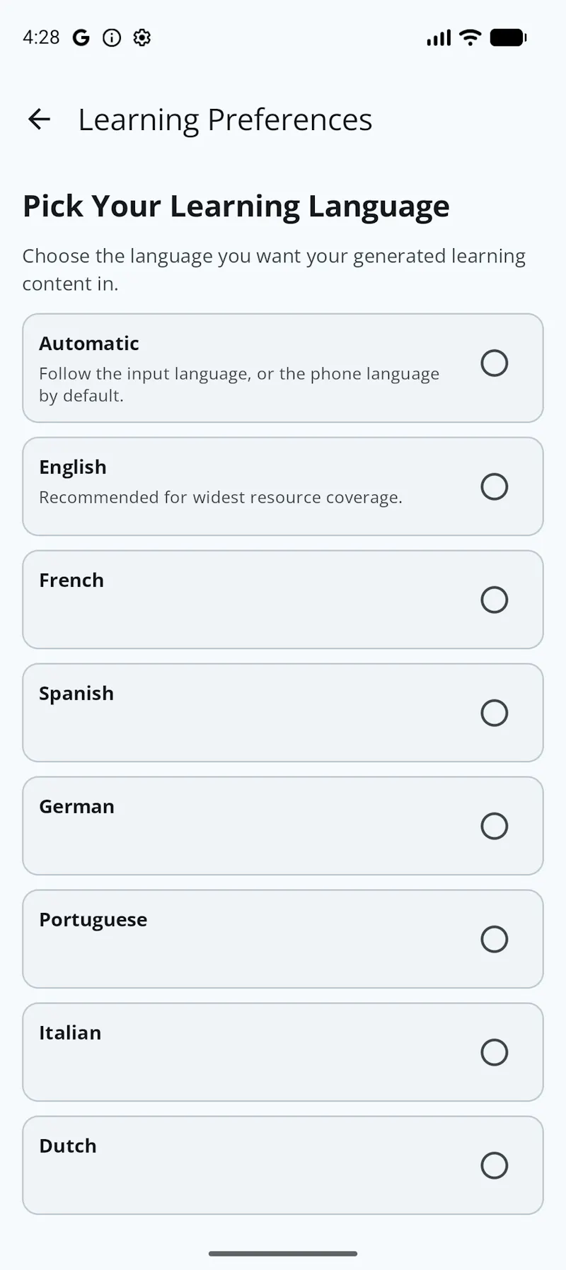 Drilo : AI Courses, Quizzes & Flashcards screenshot 3