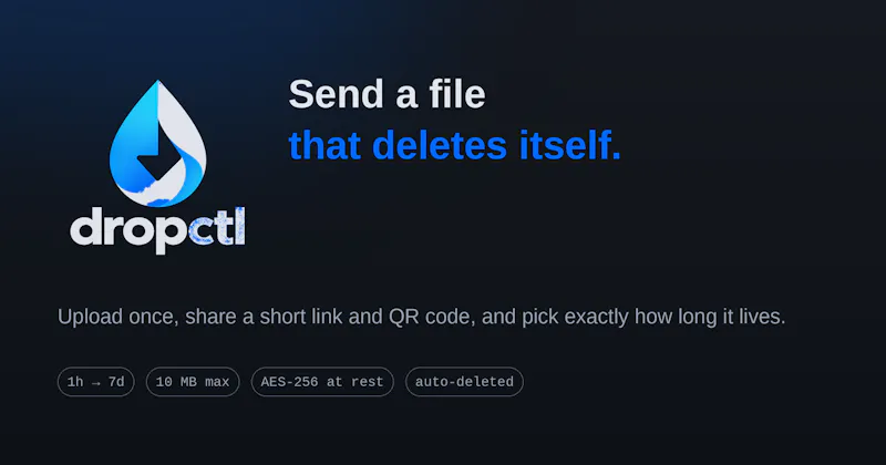 dropctl screenshot 1