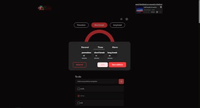 Pomodoro timer aesthetic gallery image