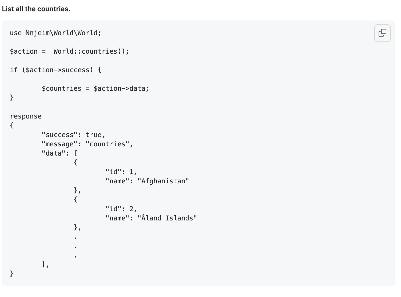 Laravel world gallery image