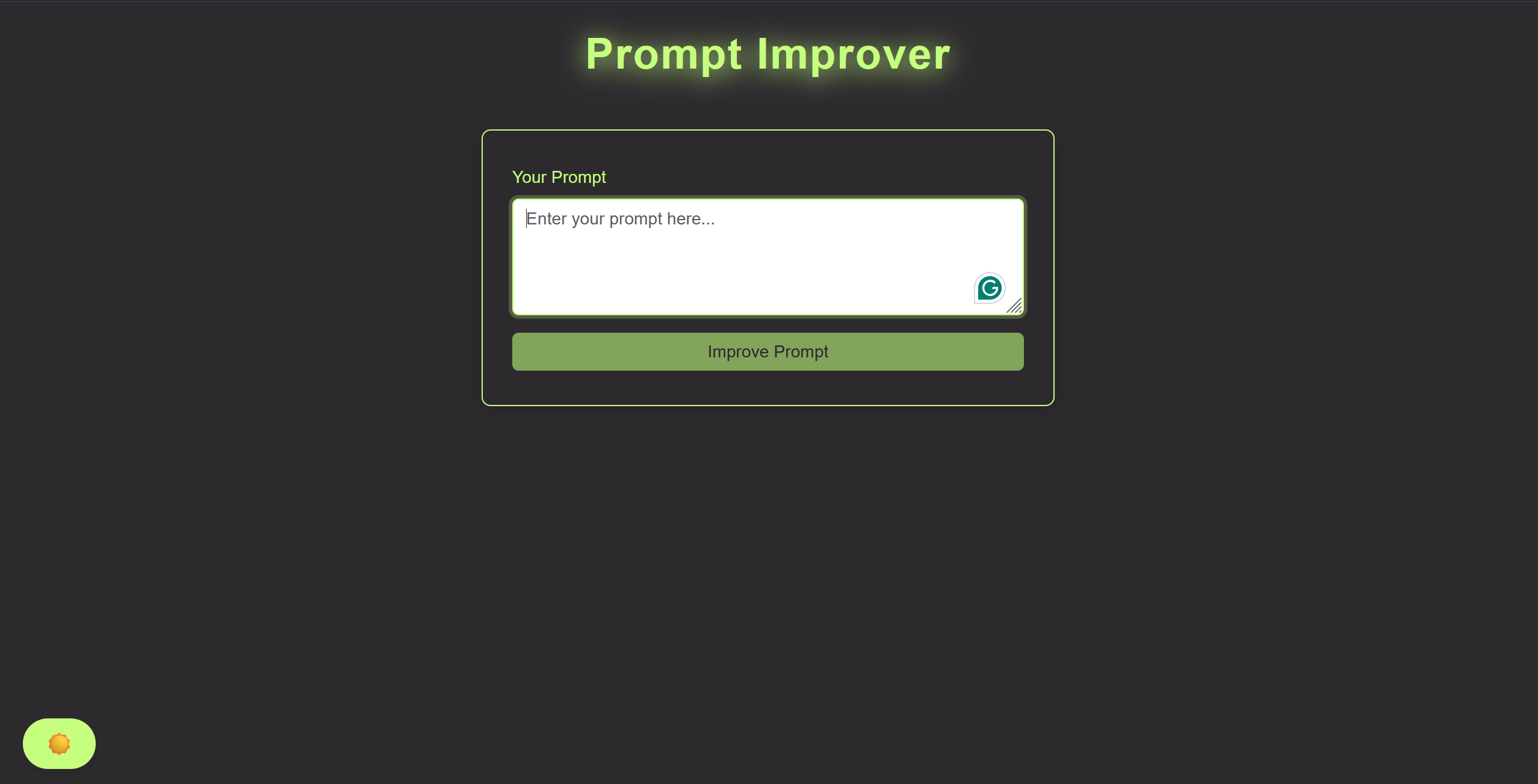 Prompt Improver logo