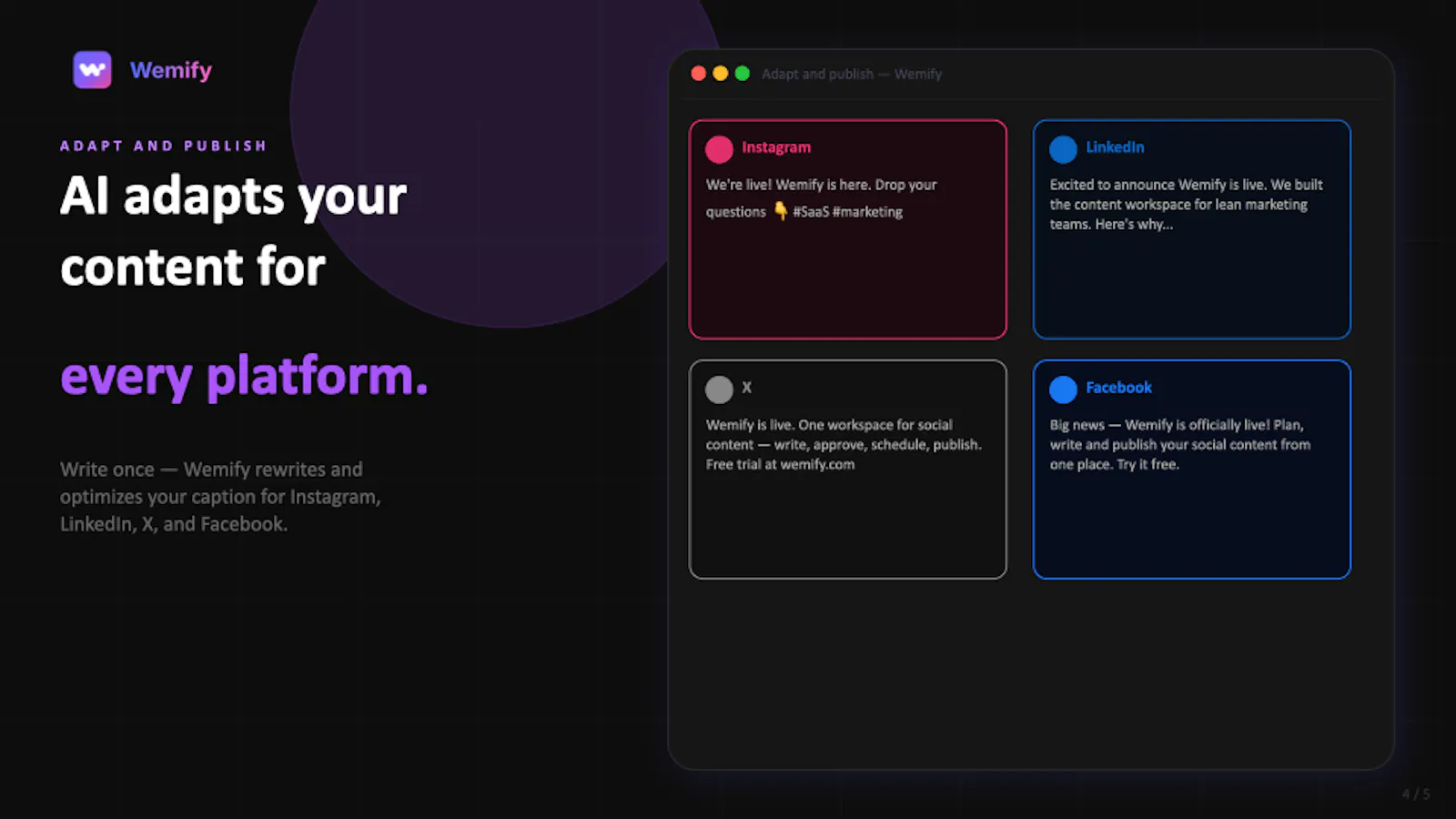 Wemify screenshot 4