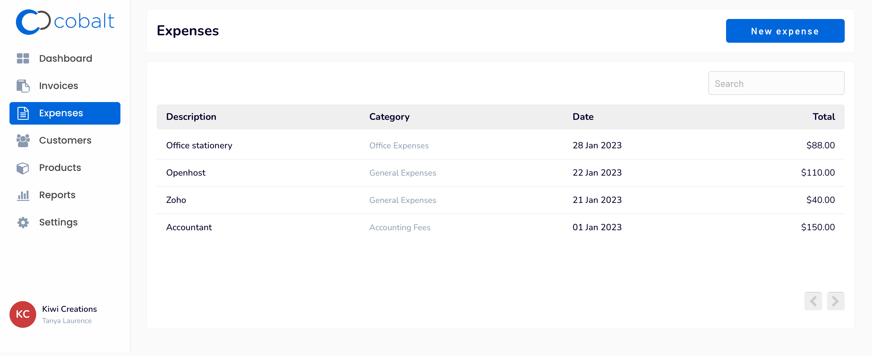 Kobalt - Factureringssoftware voor Kiwi Business media 5