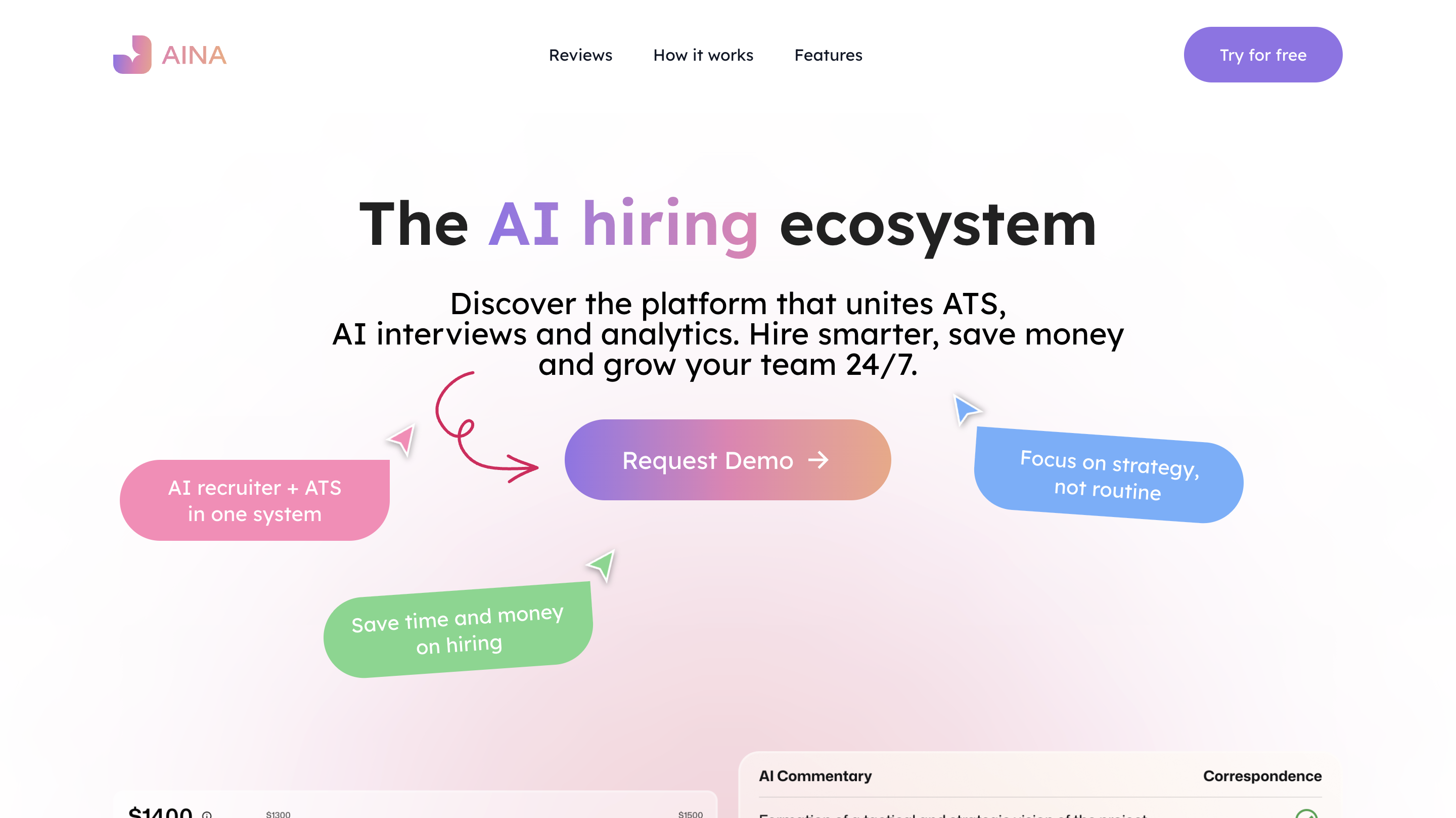 Aina Tech - AI işe alım ekosistemi medya 1