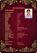 MyMarriageBiodata gallery image