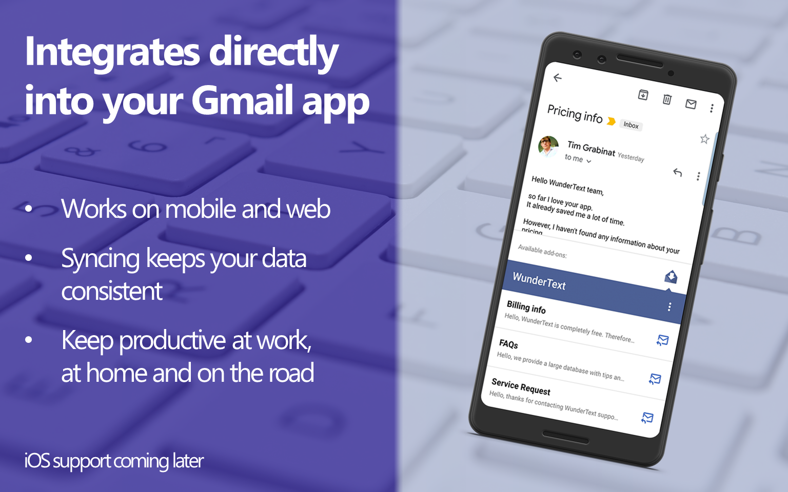 WunderText for Gmail gallery image