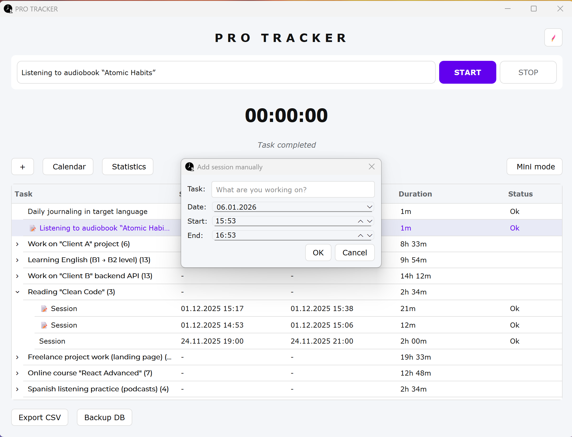 PRO TRACKER Time gallery image
