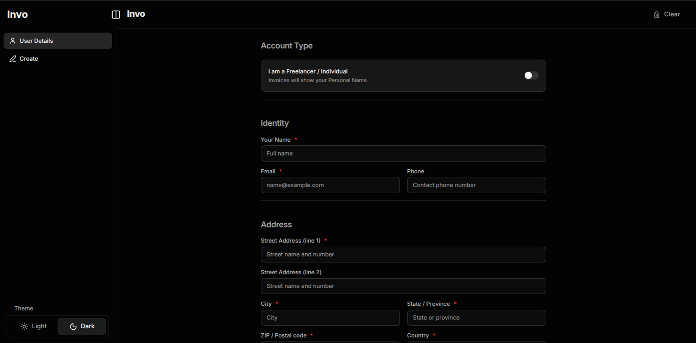 Invo - Screenshot 2 showing product features and functionality