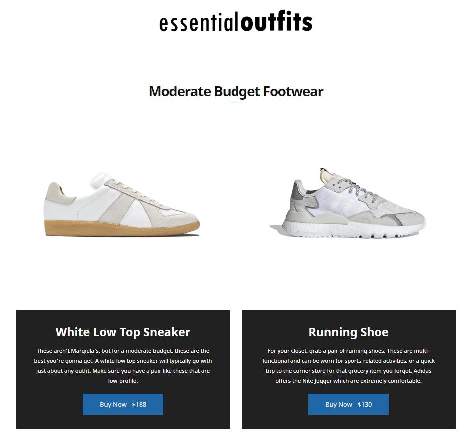 Essential Outfits gallery image