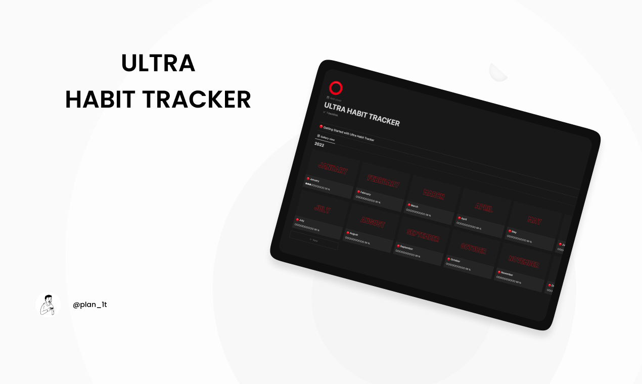 [NOTION] ULTRA HABIT TRACKER gallery image