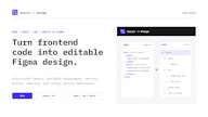 Source → Design: HTML, React to Figma