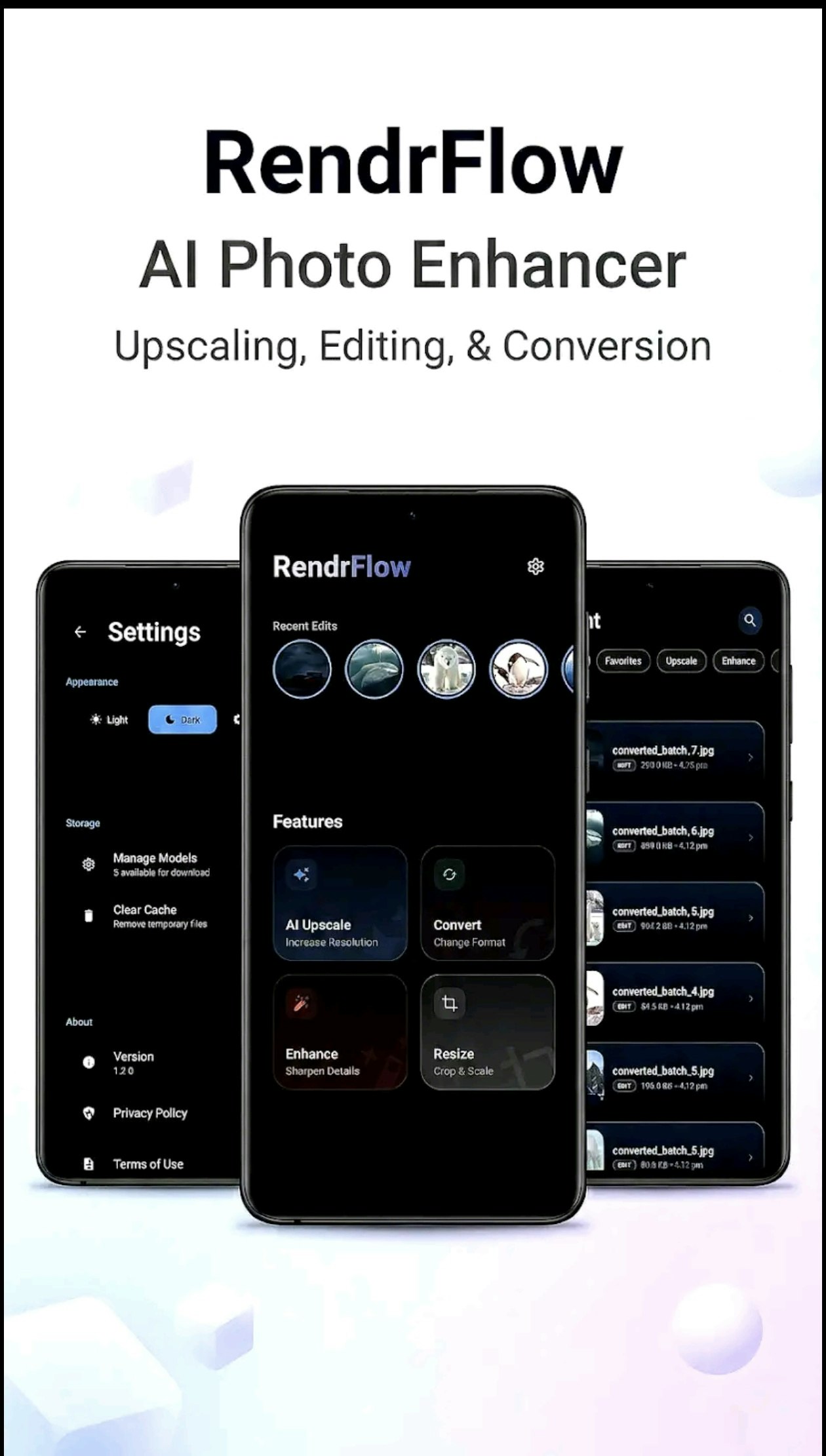 Rendrflow  - Main product screenshot demonstrating key features and user interface