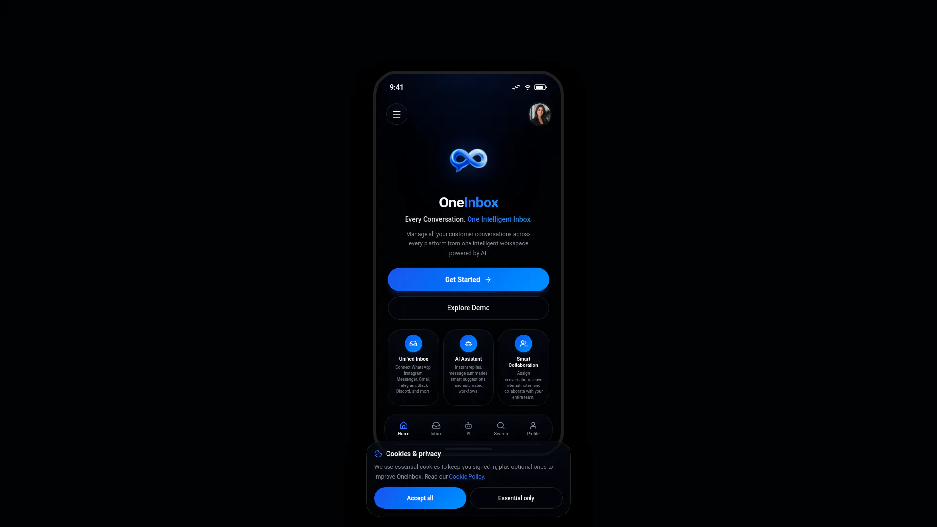 OneInbox EveryConversationOne Inteligent 截图