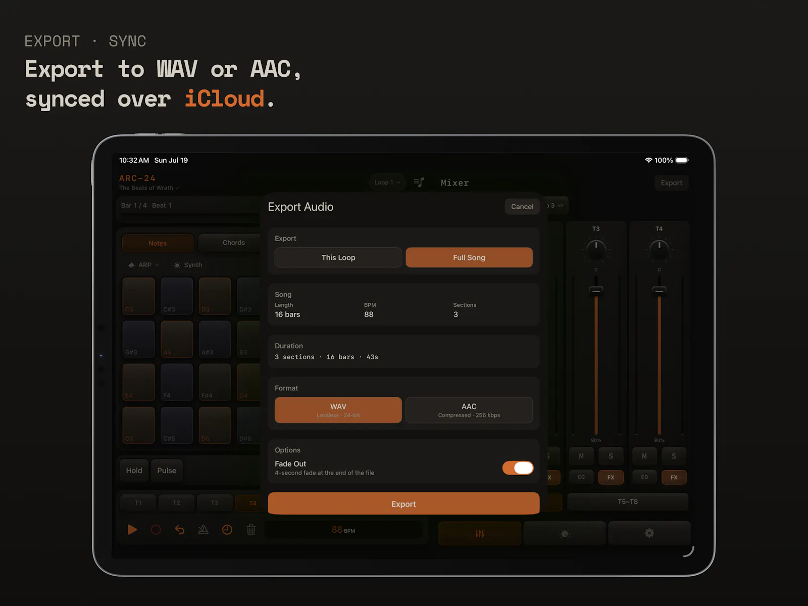ARC-24 Multitrack Groovebox for iOS screenshot 10