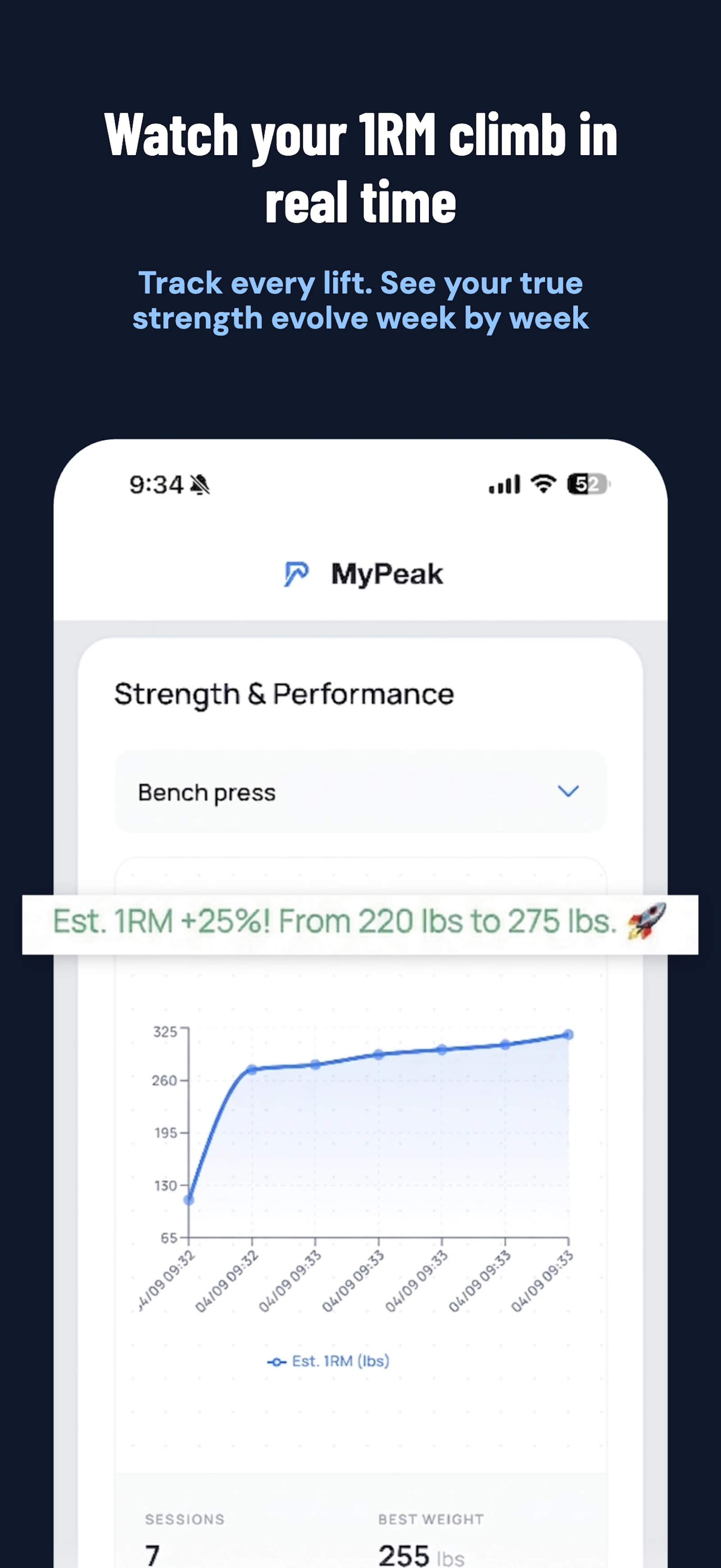 MyPeak screenshot 2