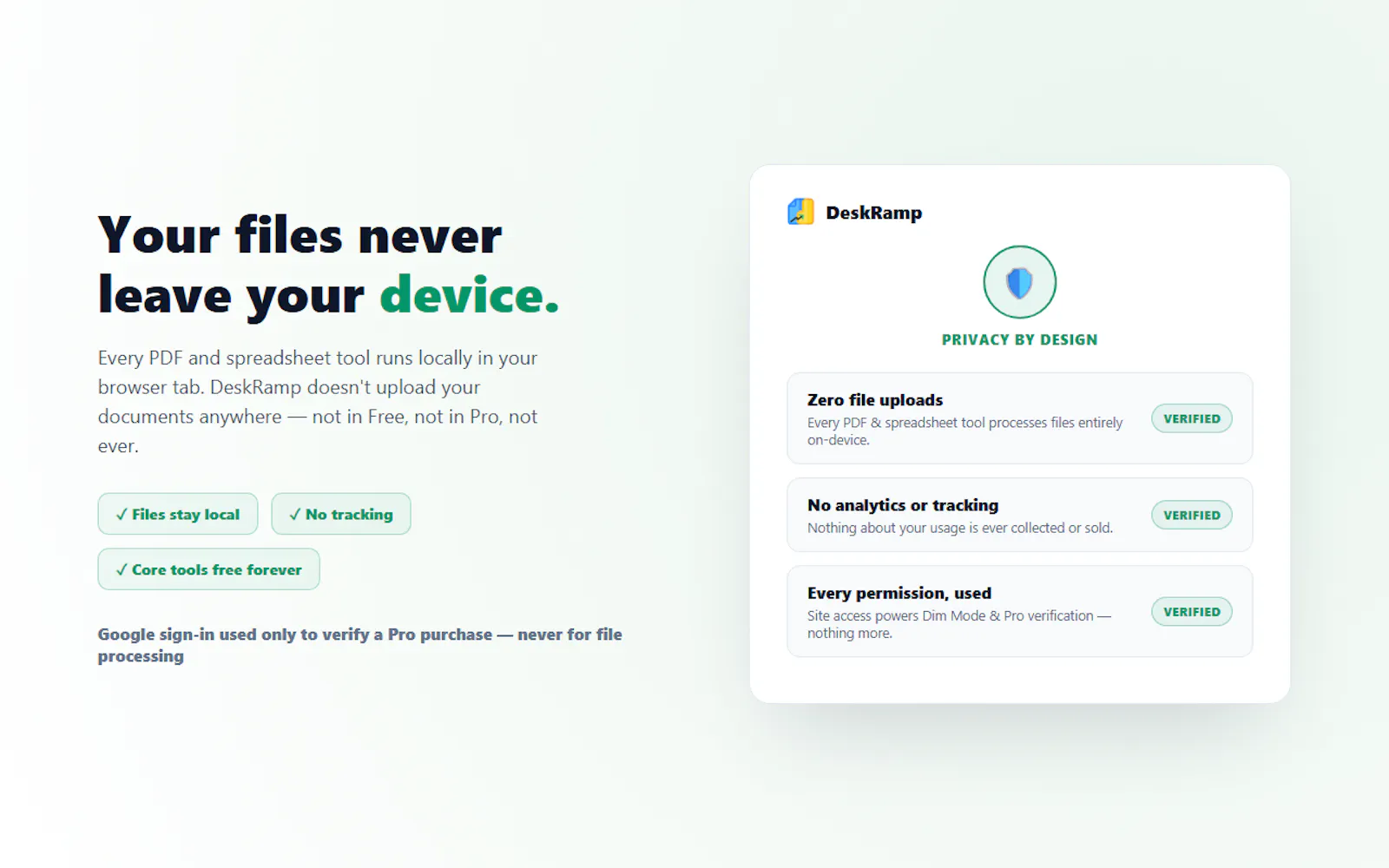 DeskRamp screenshot 3