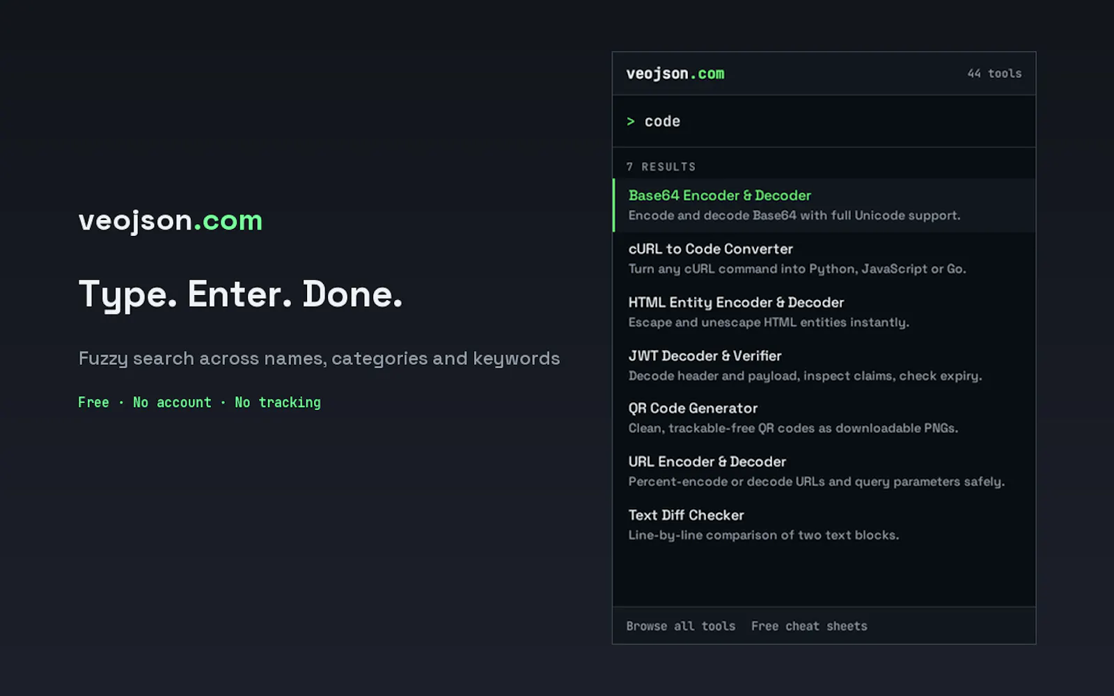 VeoJSON – 44+  Developer Micro-Tools screenshot 3